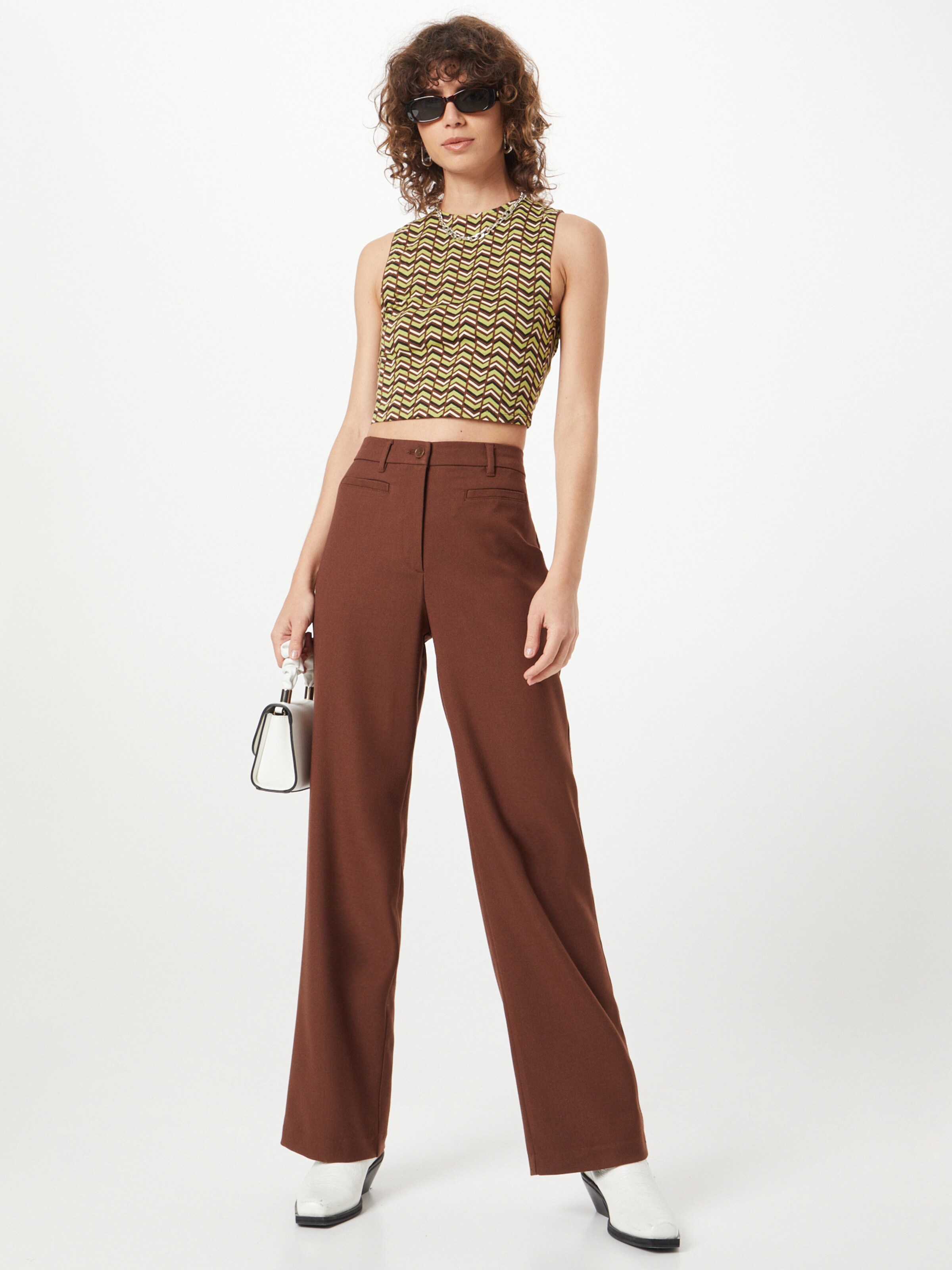 Monki hose braun Clearance